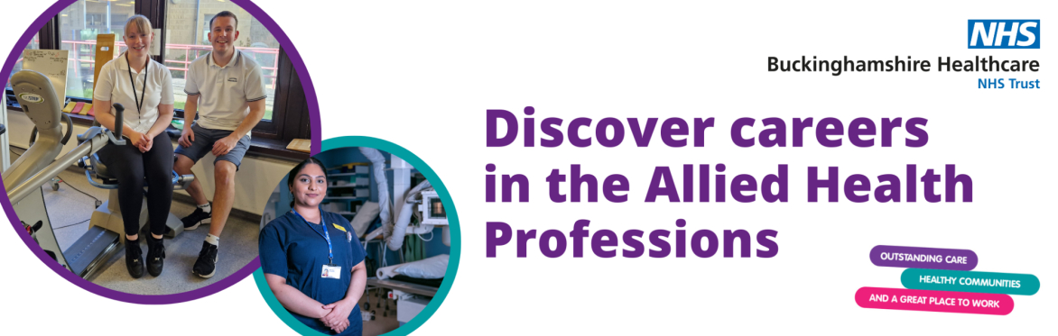 Photos of physiotherapists and radiographer advertising the event