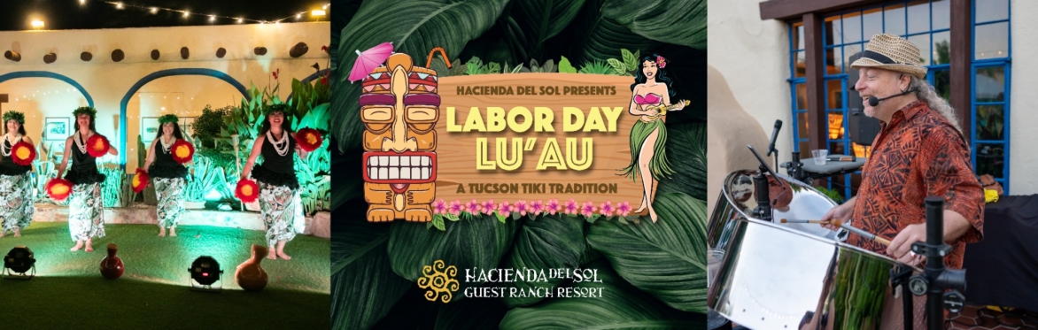 Logo with event pictures on side