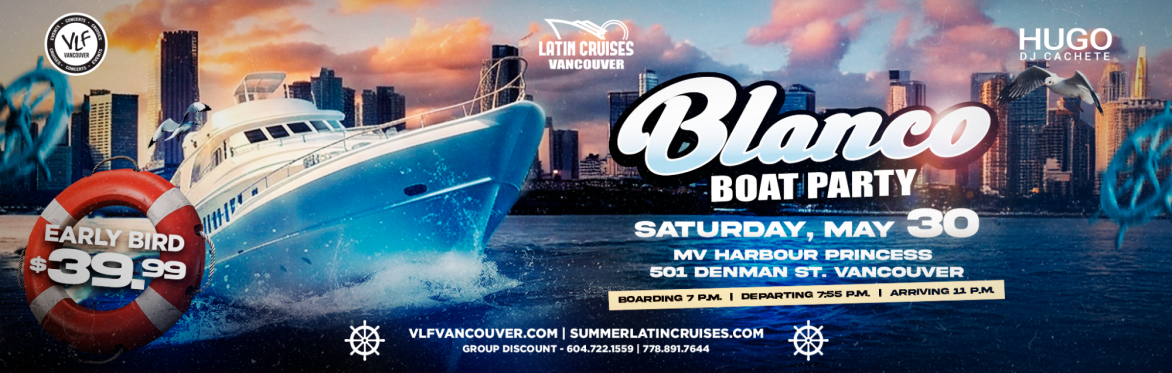 Latin Cruises 1 | Blanco Party Boat 2026