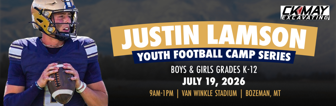 Justin Lamson Football Camp July 19, Bozeman, MT