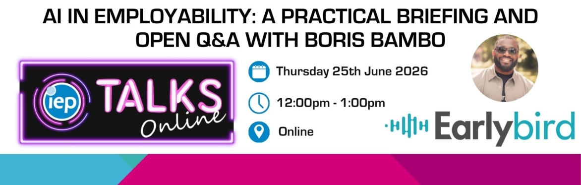 AI in Employability: A Practical Briefing and Open Q&A with Boris Bambo