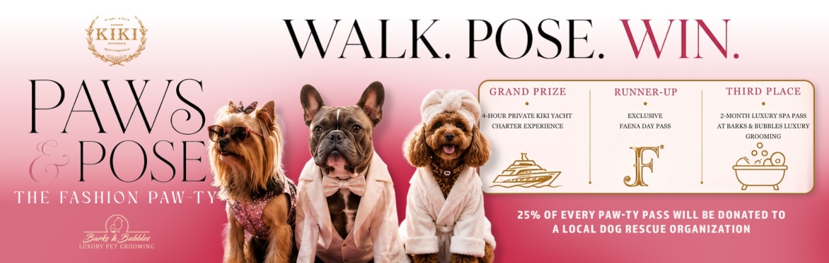 Paws & Pose: The Fashion Paw-ty at Kiki on the River