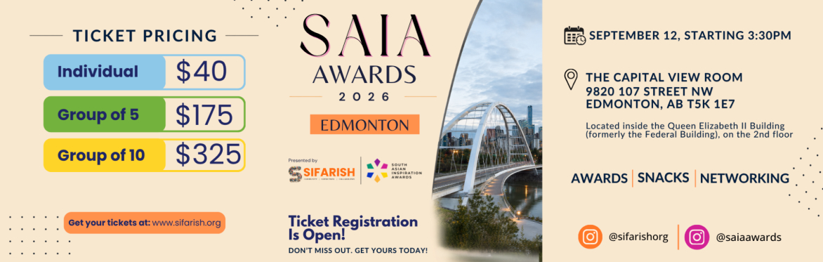 SAIA AWARDS EDMONTON 2026