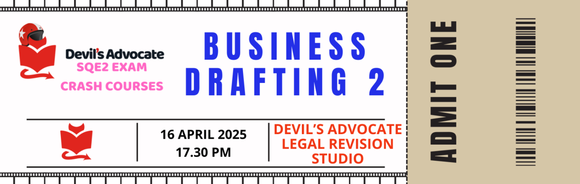 SQE2 MOCK: Business: Drafting 2