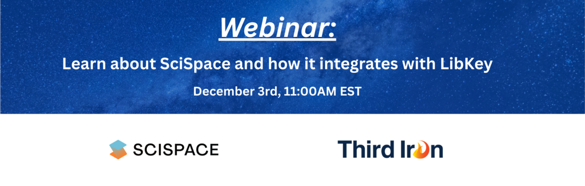 Learn about the AI research tool SciSpace and recent LibKey integration