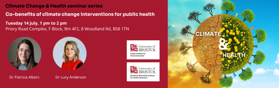 Seminar: Co-benefits of climate change interventions for public health