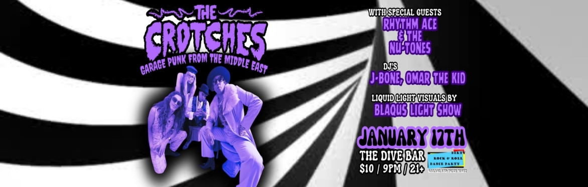 Dirty R&R: The Crotches, Rhythm Ace & The Nu-Tones 1/17/2025 @ The Dive Bar Las Vegas