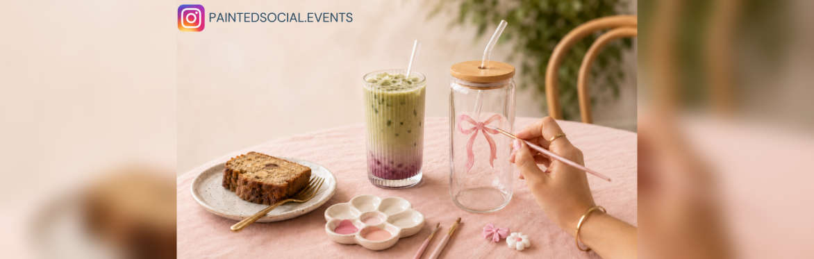 Paint, Snack N Sip - Iced Coffee Jar (Cheltenham)
