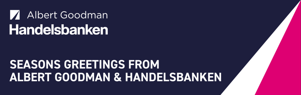 Seasons Greetings from Albert Goodman & Handelsbanken