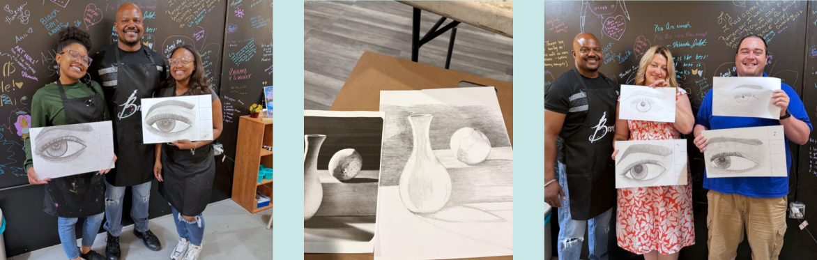 Sketch & Sip at BrentArt