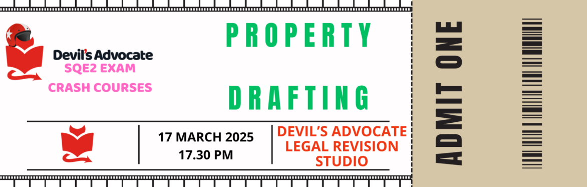 SQE2 MOCK: Property Drafting