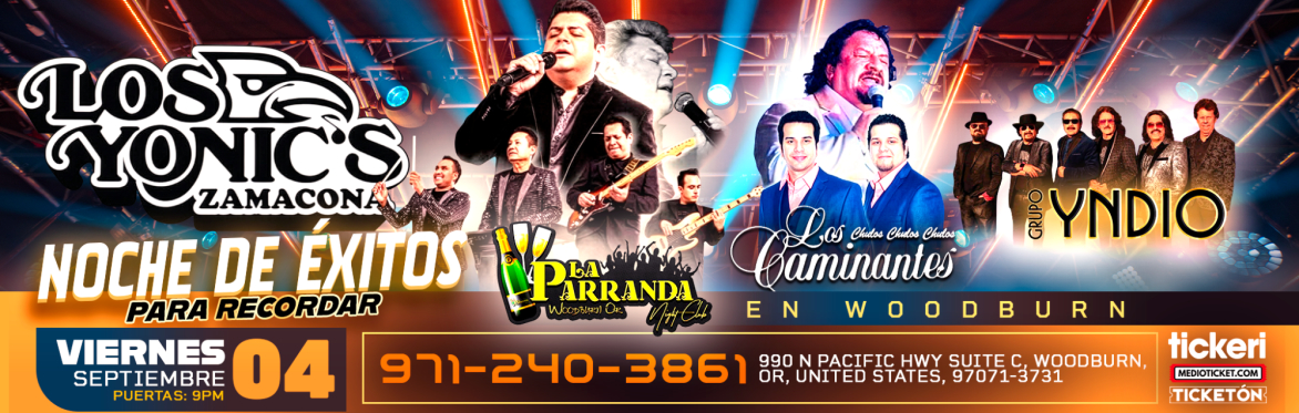 NOCHE DE EXITOS EN WOODBURN OR