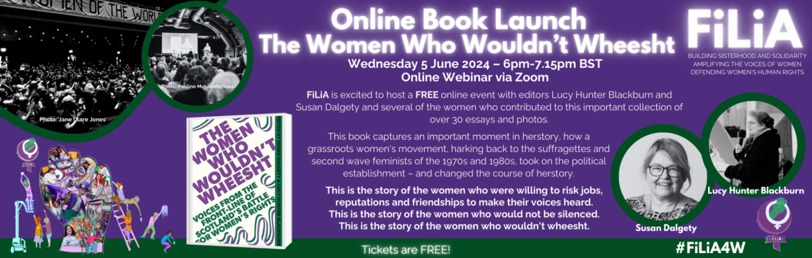 Online Book Launch – "The Women Who Wouldn't Wheesht"