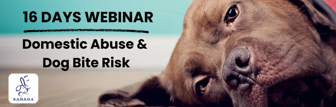 Domestic Abuse & Dog Bite Risk - 16 Days Webinar