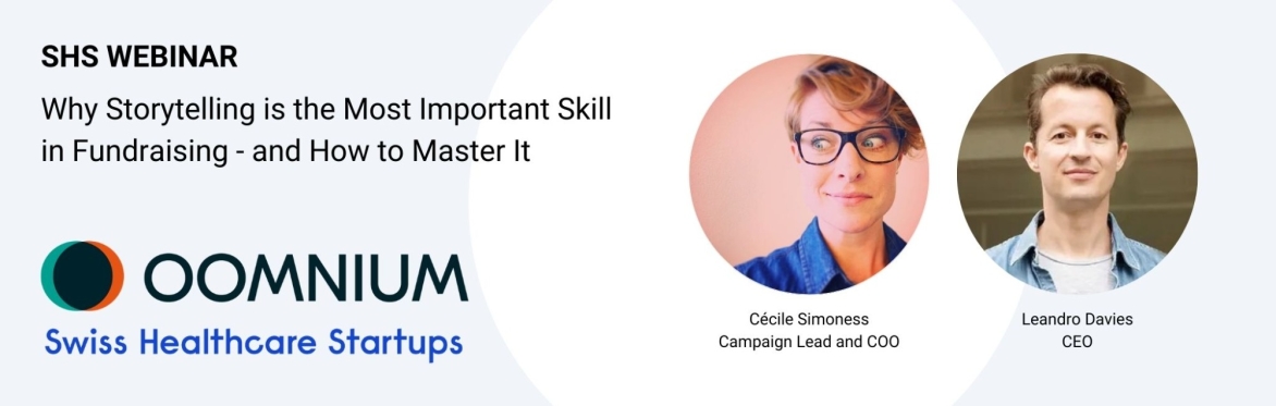 SHS Webinar on "Why Storytelling is the Most Important Skill in Fundraising" (hosted by our partner OOMNIUM)