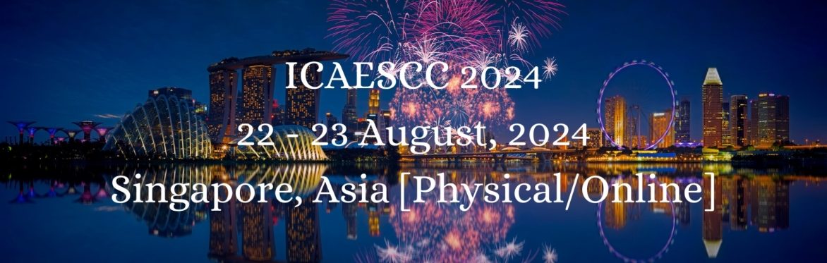 International Conference on Agriculture, Environmental Sustainability & Climate Change 2024 [ICAESCC 2024]