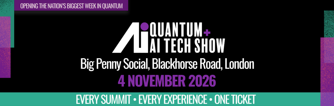 Quantum + AI Tech Show in London, November, 4th