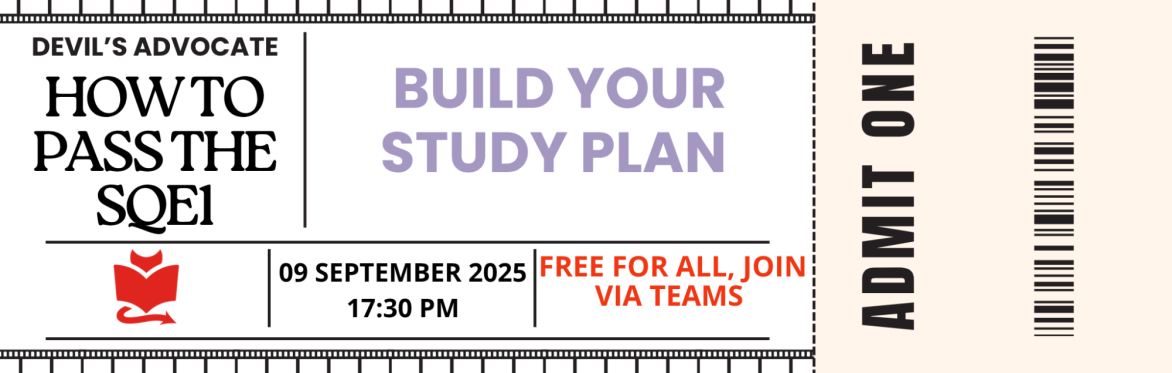 Build Your Study Plan