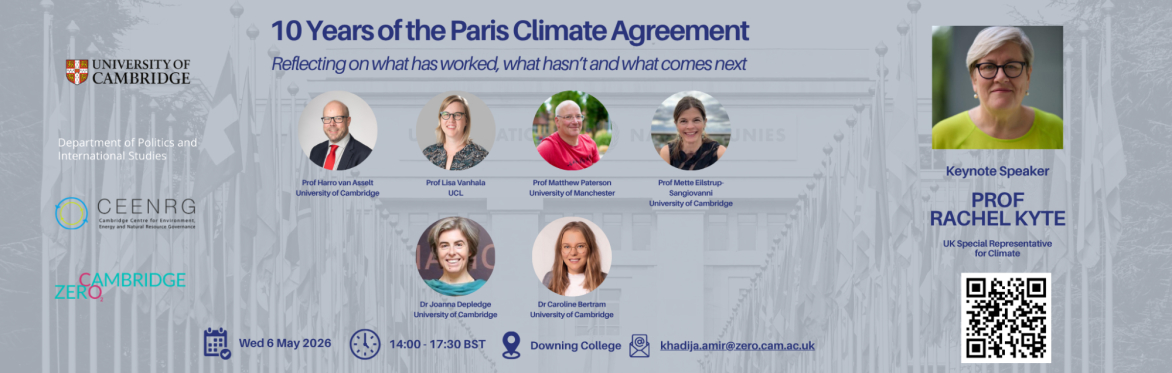 10 Years of the Paris Climate Agreement: Reflecting on what has worked, what hasn’t and what comes next