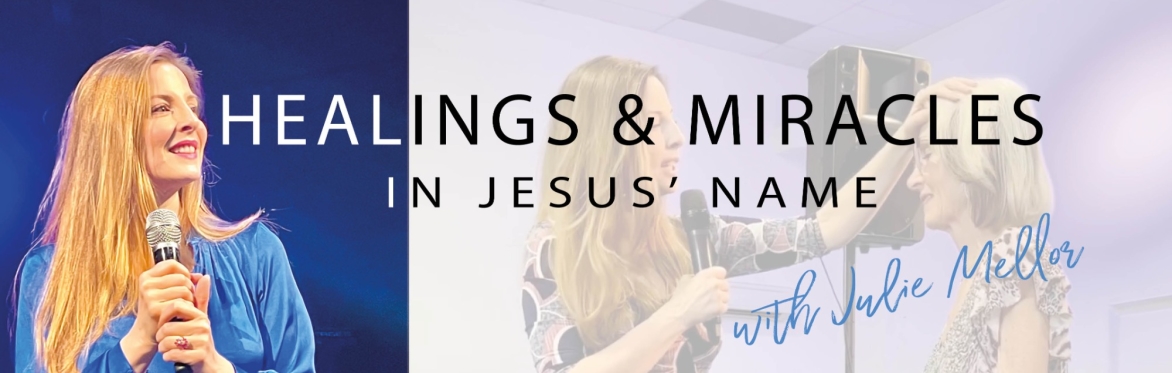 Julie Mellor ministering healings and miracles in Jesus' name