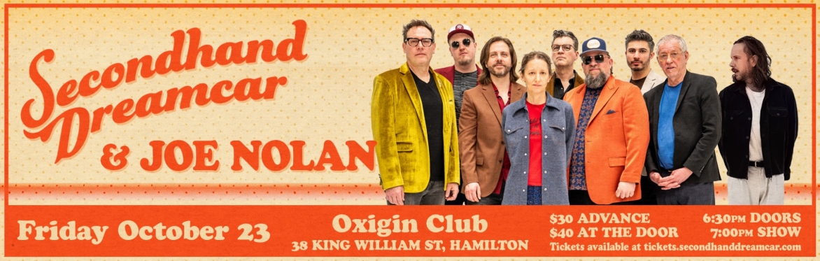 Secondhand Dreamcar & Joe Nolan in Hamilton