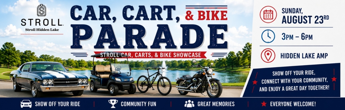 STROLL Hidden Lake Car, Cart, & Bike Showcase