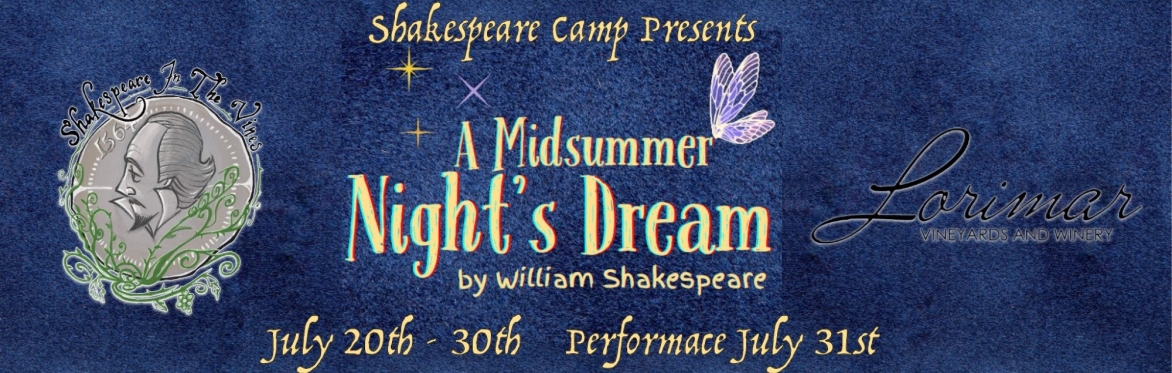 SITV Shakespeare Camp Registration: A Midsummer Night's Dream July 20th - 31st