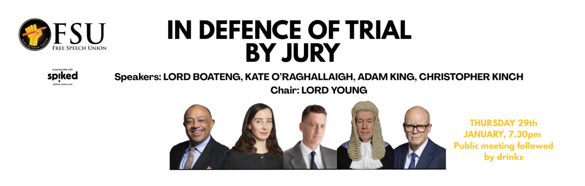 IN DEFENCE OF TRIAL BY JURY