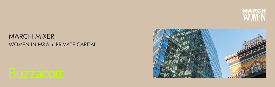 Women in M&A and Private Capital -Nov 26 Autumn M&A Update
