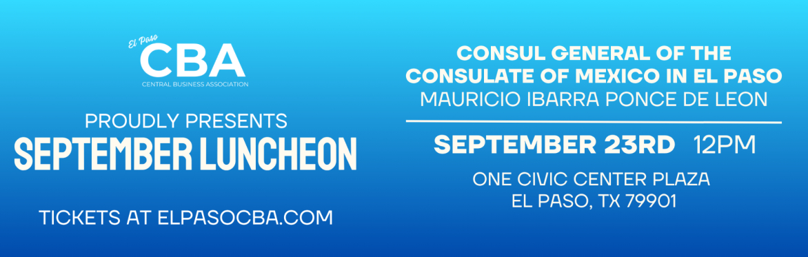 El Paso CBA September 2026 Luncheon