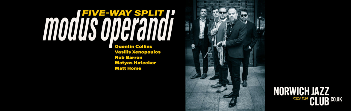 Norwich Jazz Club presents Five-Way Split: "Modus Operandi"