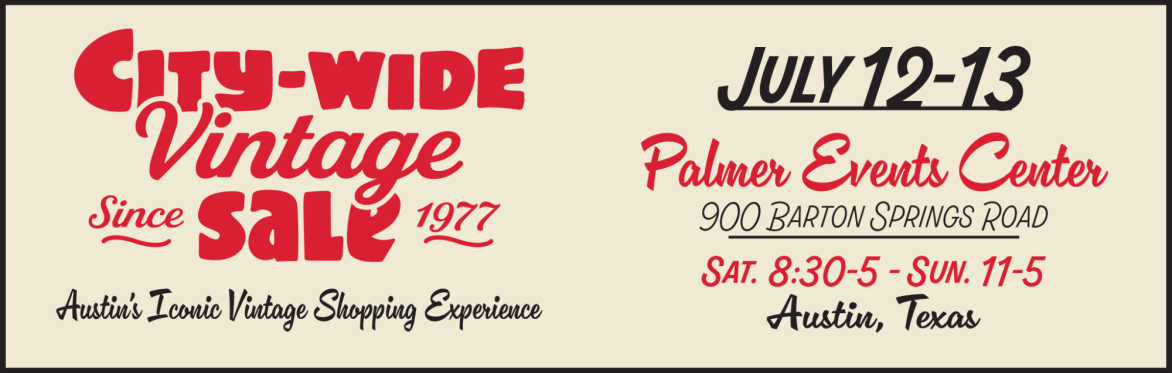 City-Wide Vintage Sale: July 12-13, 2025