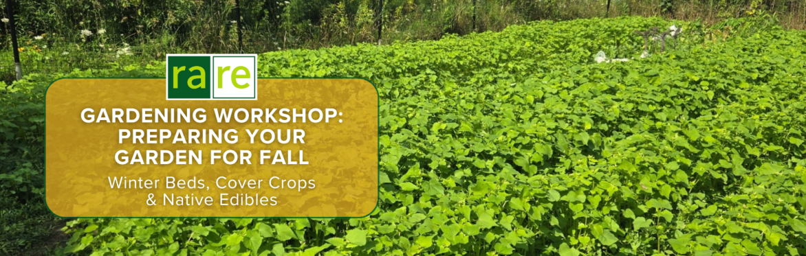 Gardening Workshop: Preparing your Garden for Fall: Winter Beds, Cover Crops and Native Edibles