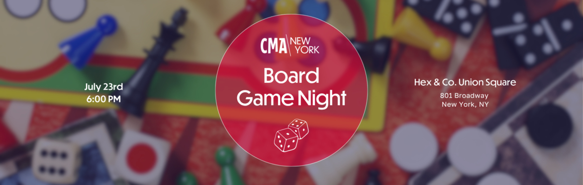 CMA NY Board Game Night