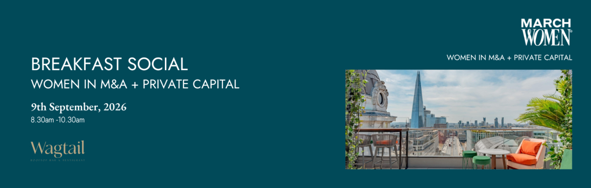 Women in M&A and Private Capital - Sept Breakfast Social