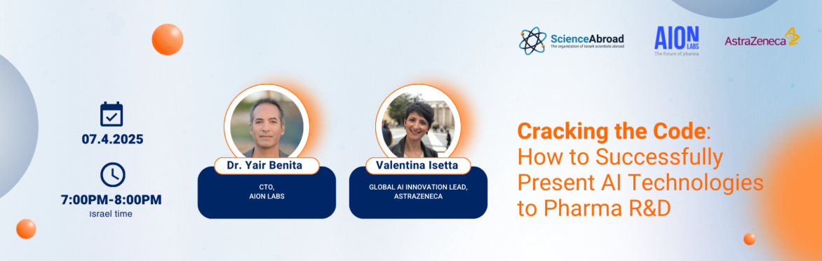 Webinar: Cracking the Code- How to Successfully Present AI Technologies to Pharma R&D