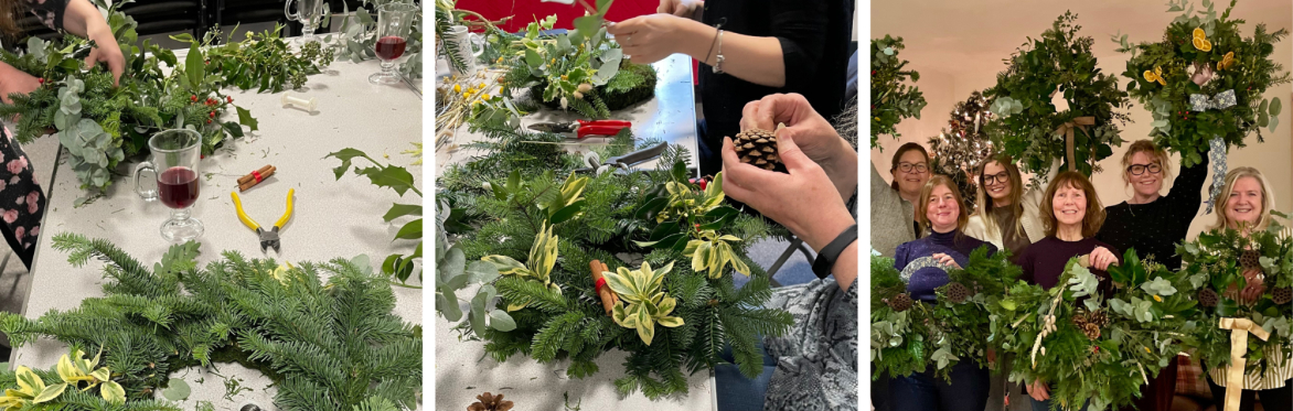 Christmas Wreath Making with Andrea Phillipson