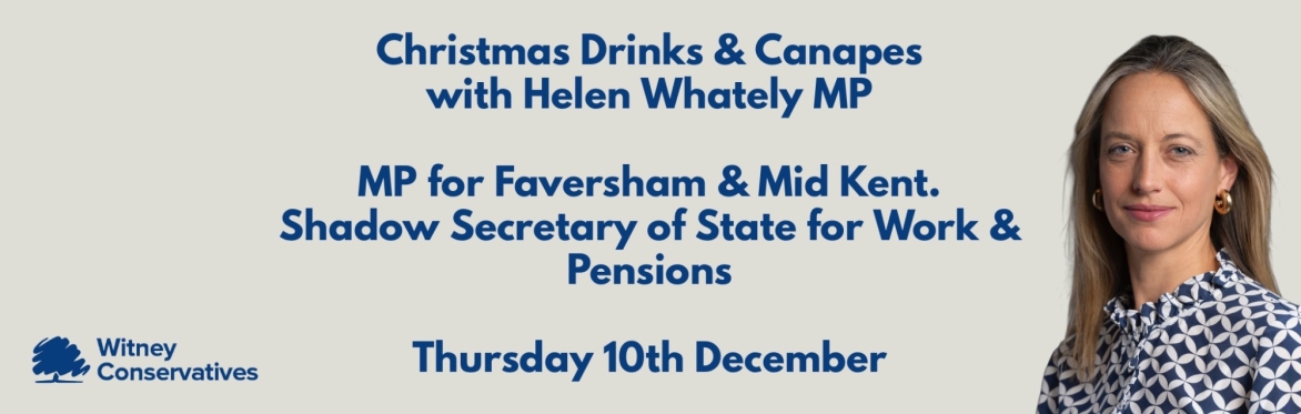 Christmas Drinks with Helen Whately MP