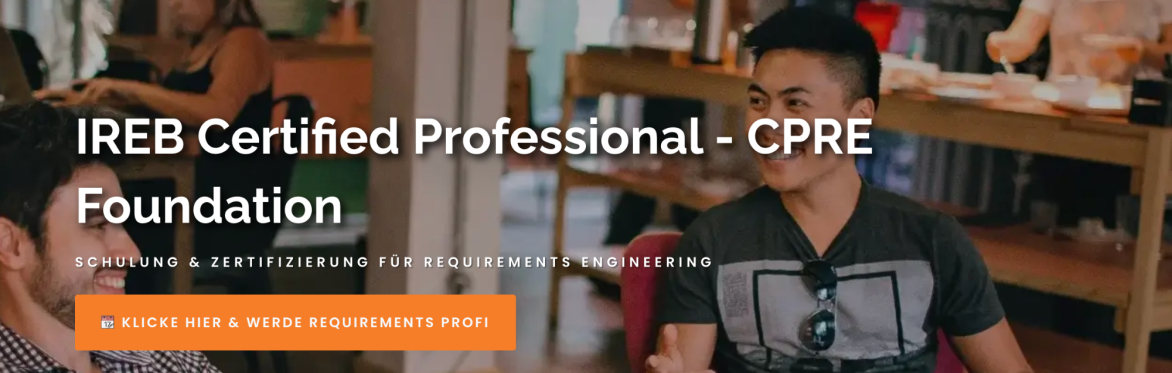 IREB® Certified Professional for Requirements Engineering – Foundation Level (Deutsch, Remote)