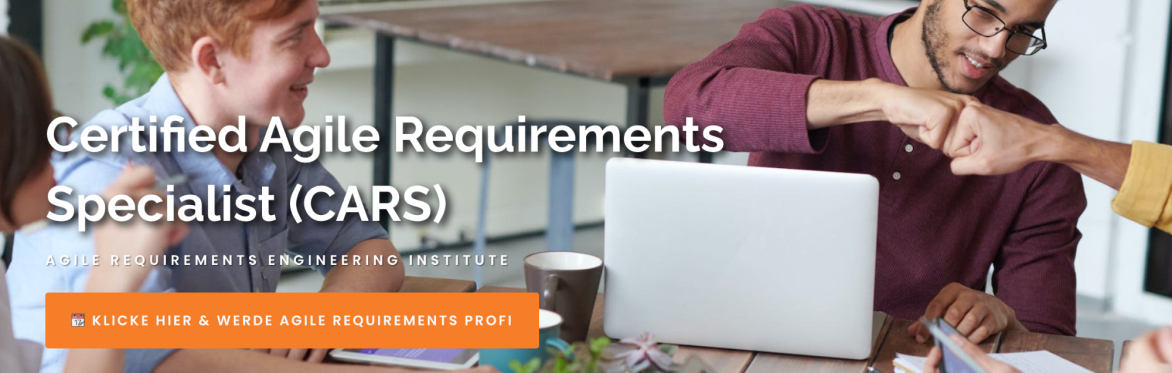 Certified Agile Requirements Specialist - CARS (Deutsch, Remote)