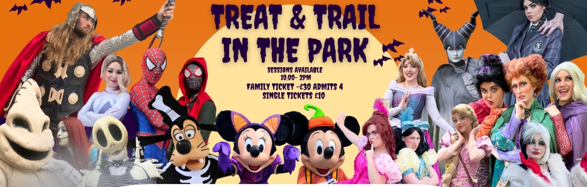 TREAT & TRAIL IN THE PARK SUNDAY 26TH OCTOBER 2025