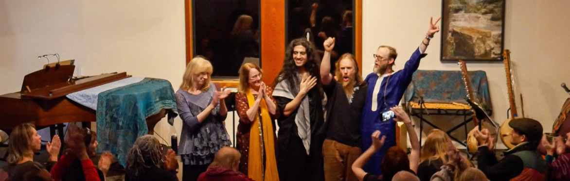 Members of Rumi By Candlelight after a performance