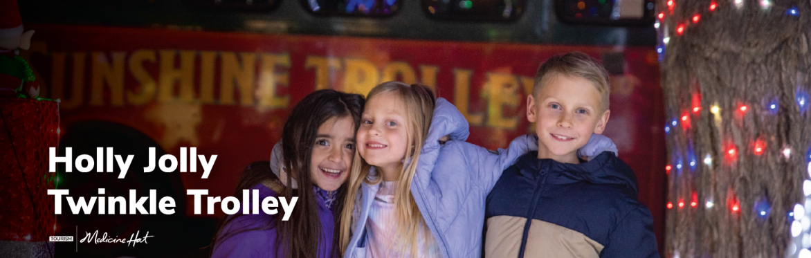 Medicine Hat Christmas Lights Tour on the Sunshine Trolley.