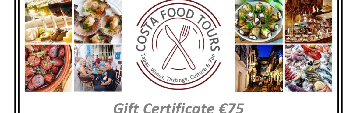 Costa Food Tours Gift Voucher 75