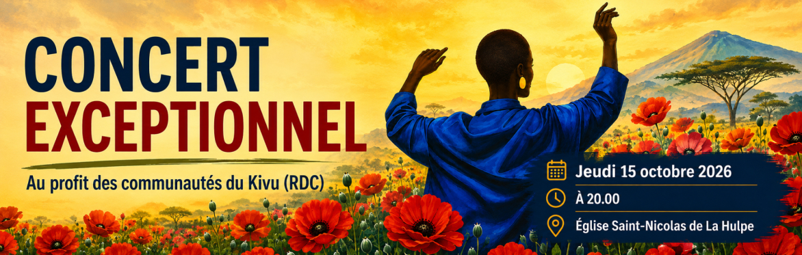 Concert exceptionnel au profit des communautés rurales du Kivu (RDC)