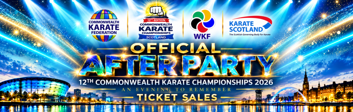 After-Party Tickets | 12th Commonwealth Karate Championships 2026