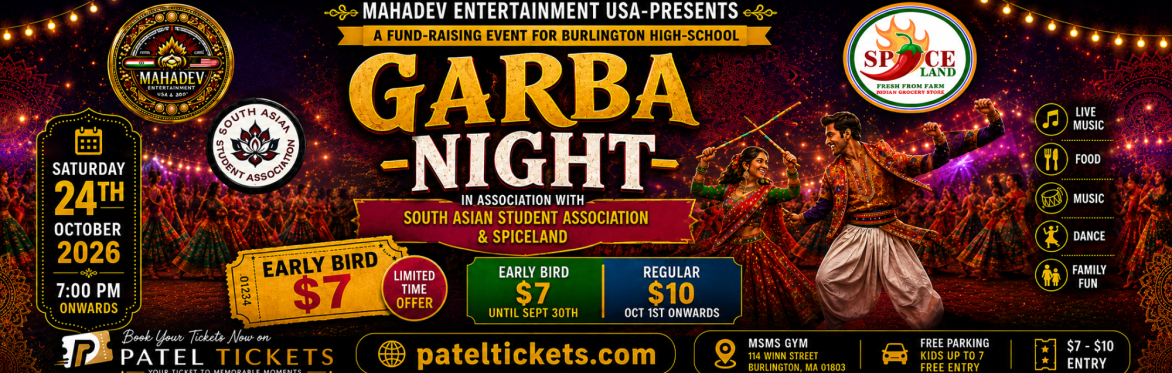 Garba Night in Association with South Asian Student association & Spice Land