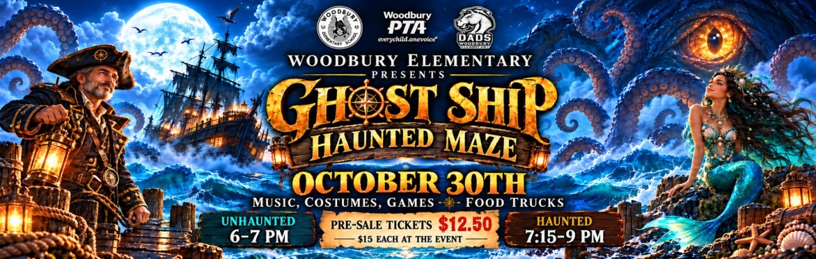 Woodbury Elementary Presents: Ghost Ship Haunted Maze!