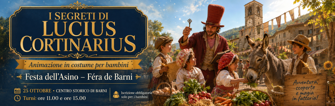 I segreti di Lucius Cortinarius - animazione in costume