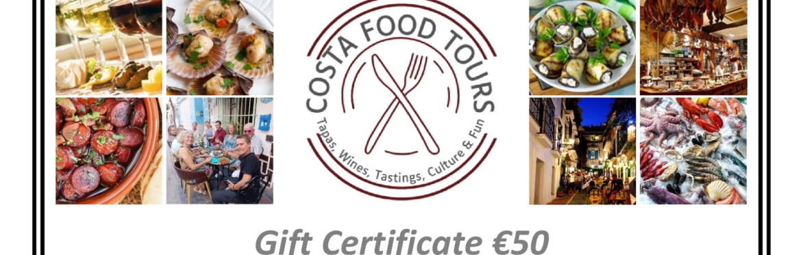 Costa Food Tours Gift Voucher 50